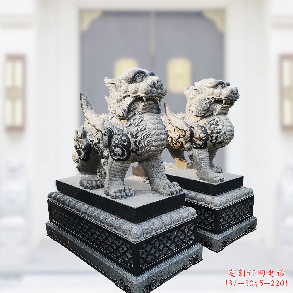 信阳大理石雕刻的貔貅
