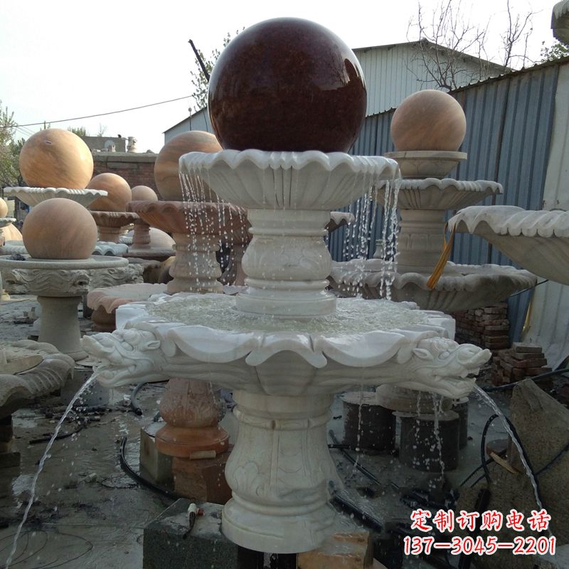 信阳大理石风水球雕塑传统文化的艺术精髓
