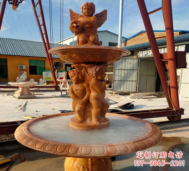 信阳大理石风水球雕塑传承古老文化