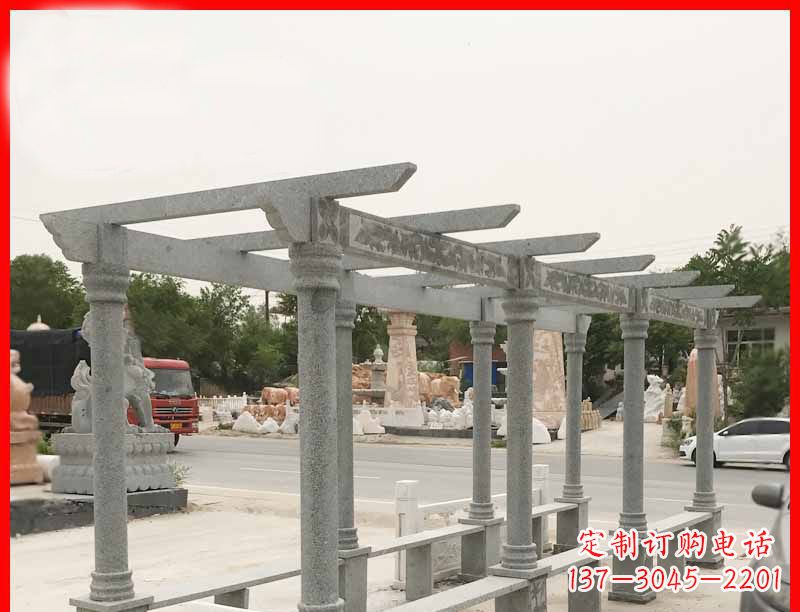 信阳大理石公园石雕长廊高端定制雕塑
