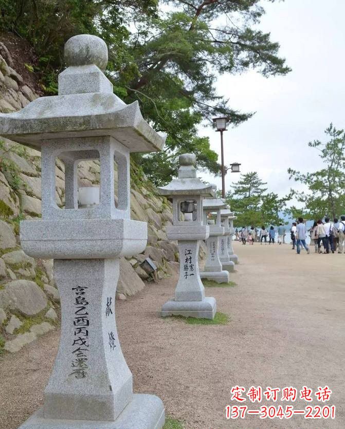 信阳精美古典大理石宫灯雕塑
