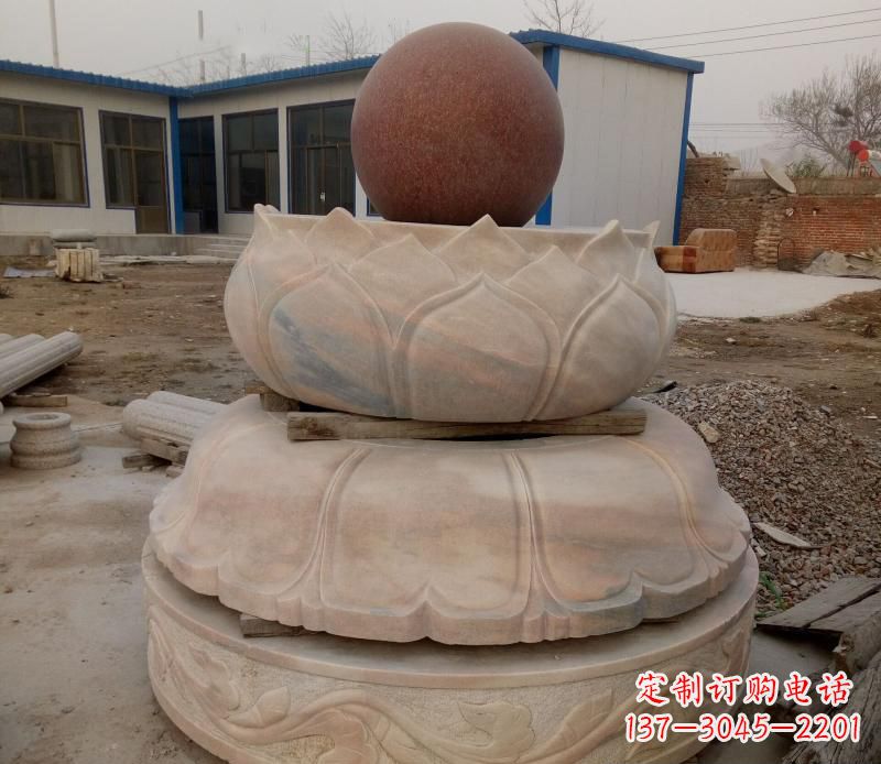 信阳大理石风水球雕塑