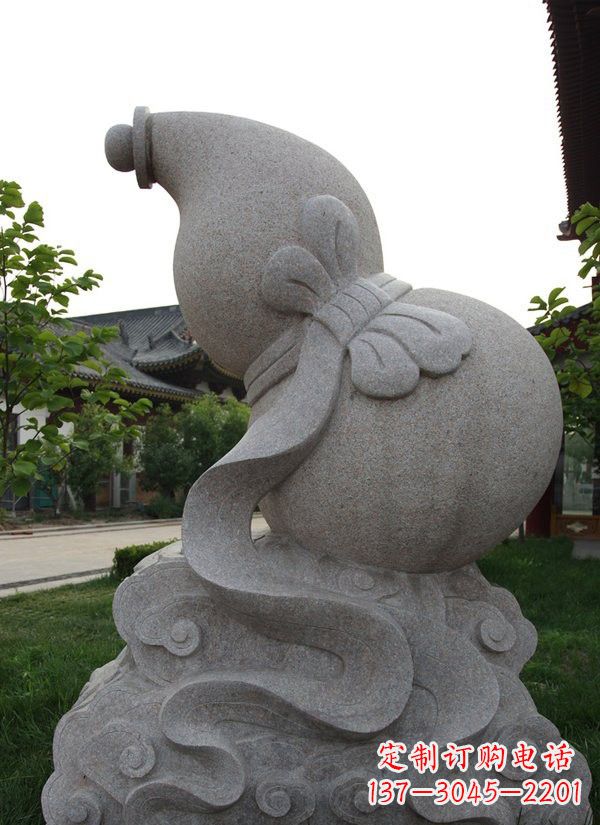 信阳中领雕塑大理石葫芦雕塑构筑完美建筑