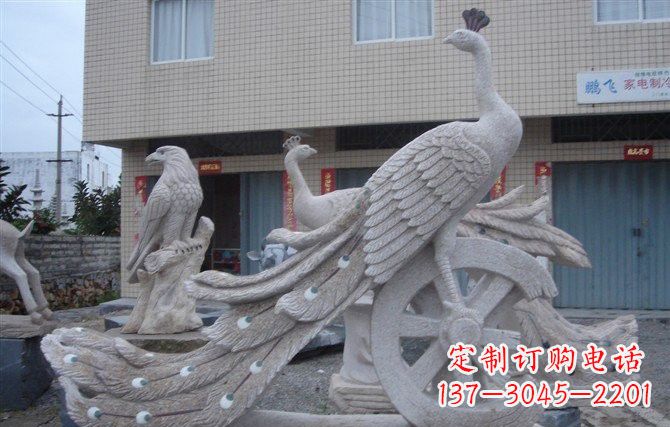 信阳大理石孔雀石雕塑