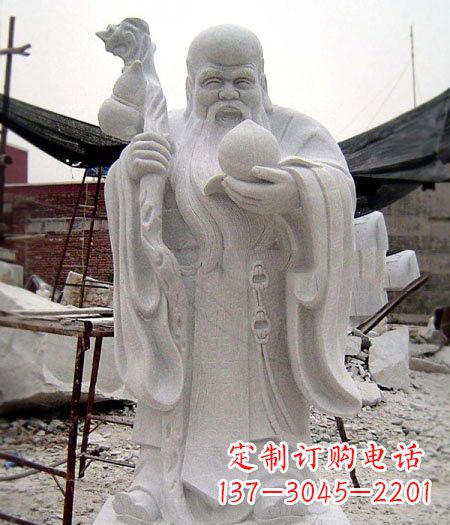 信阳大理石寿星雕塑