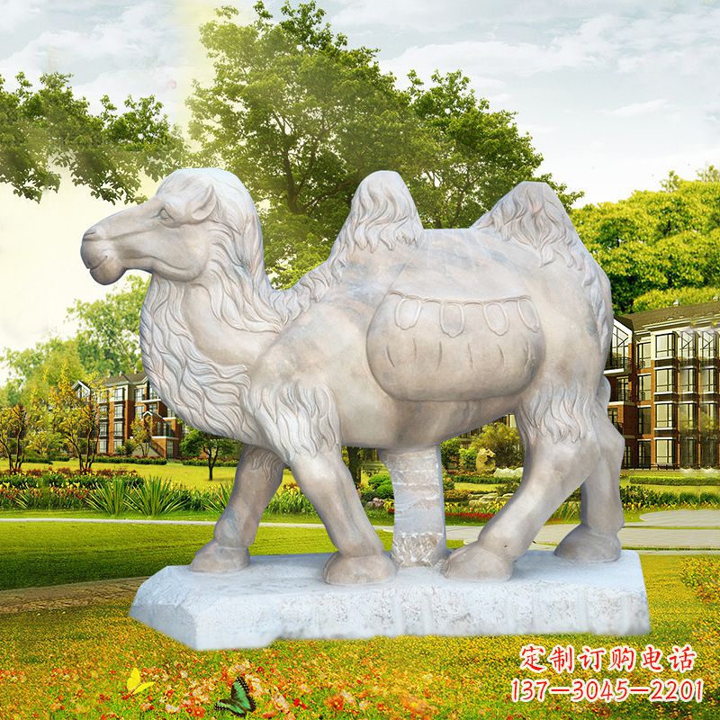 信阳大理石骆驼石塑型艺术