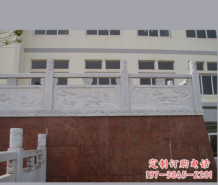 信阳精致美观的大理石栏板雕塑