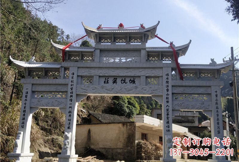 信阳大理石牌坊雕塑尊贵雕塑，永久保存