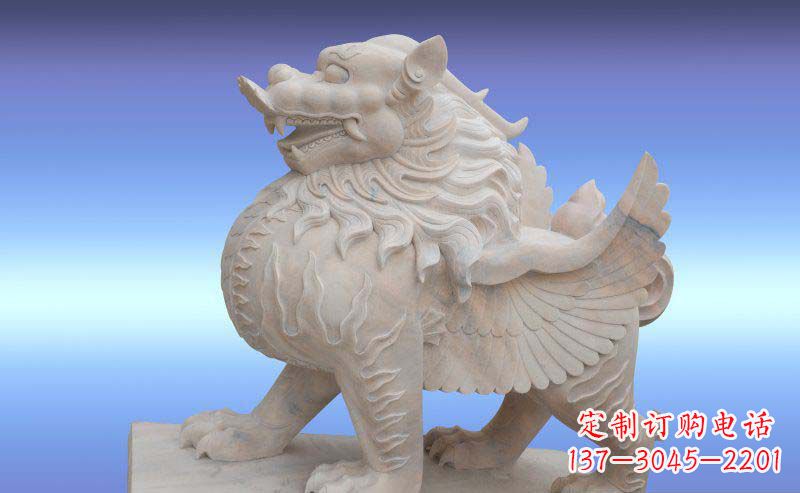 信阳大理石貔貅神兽石雕