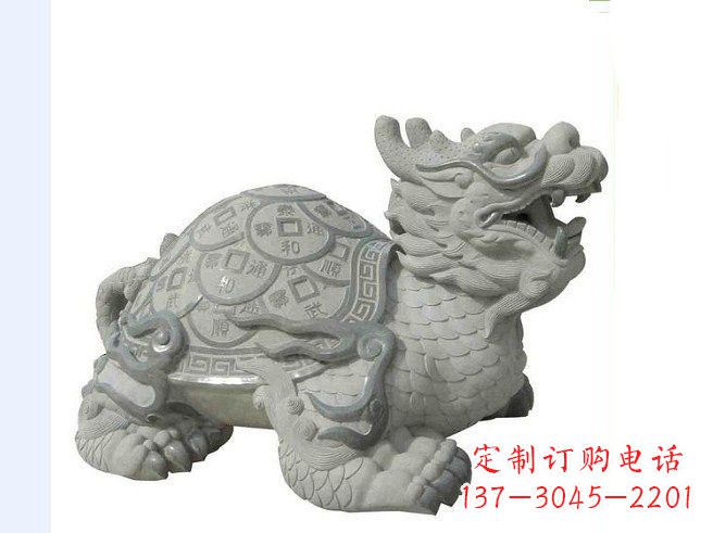 信阳大理石招财龙雕塑