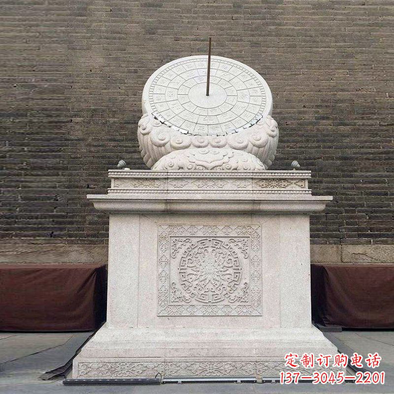 信阳精美石质日晷雕塑