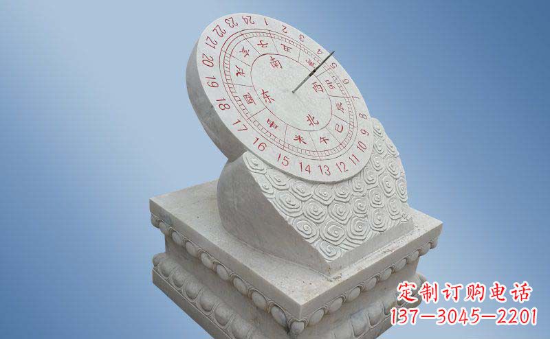 信阳精致古典大理石日晷雕塑