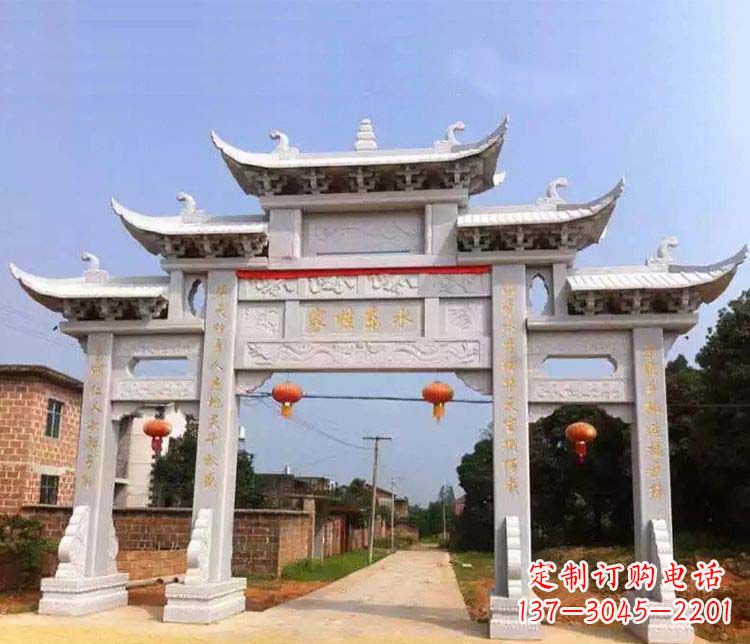 信阳大理石牌坊石雕