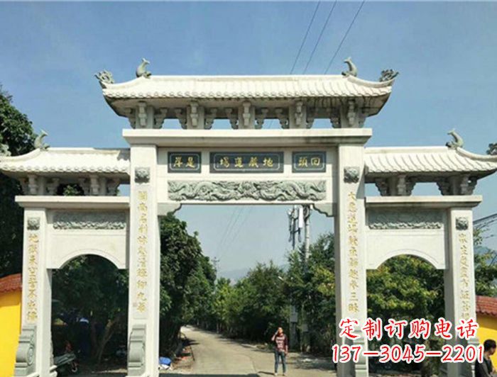 信阳大理石牌坊雕塑