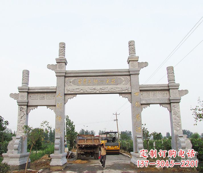 信阳大理石牌坊石雕，艺术精髓永不凋零