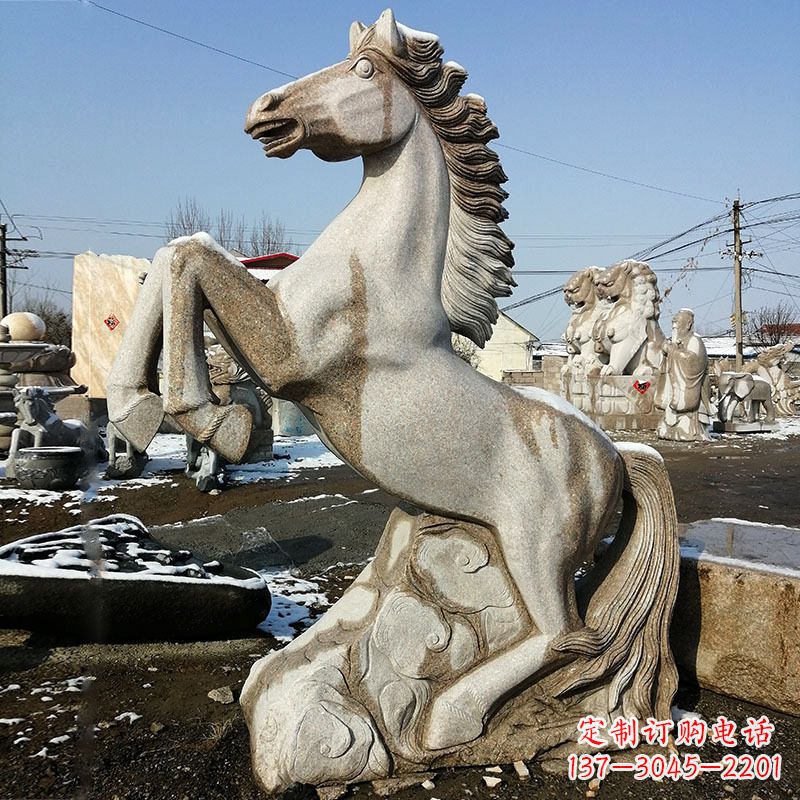 信阳大理石生肖马雕塑