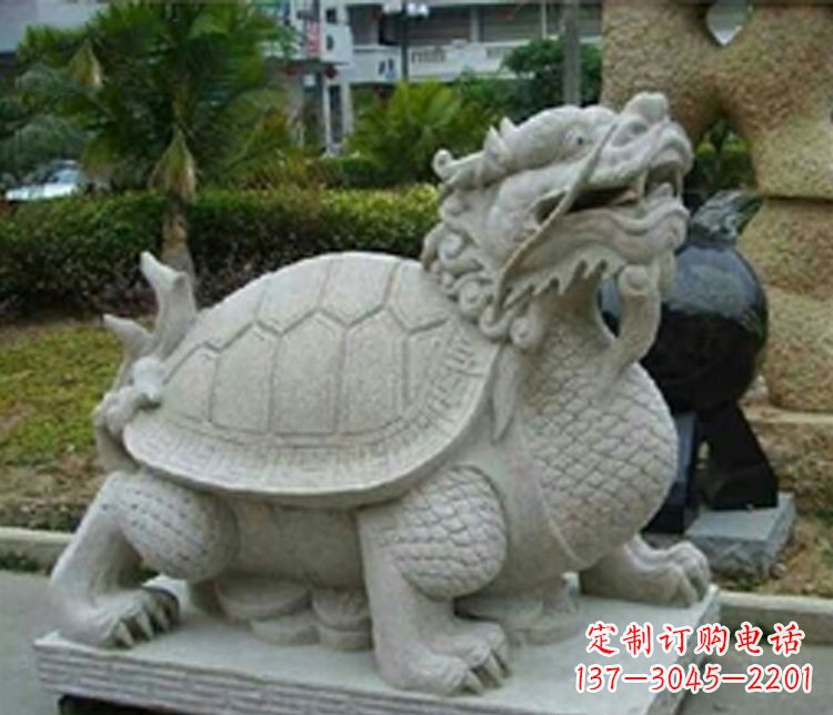 信阳大理石铜钱龙雕塑