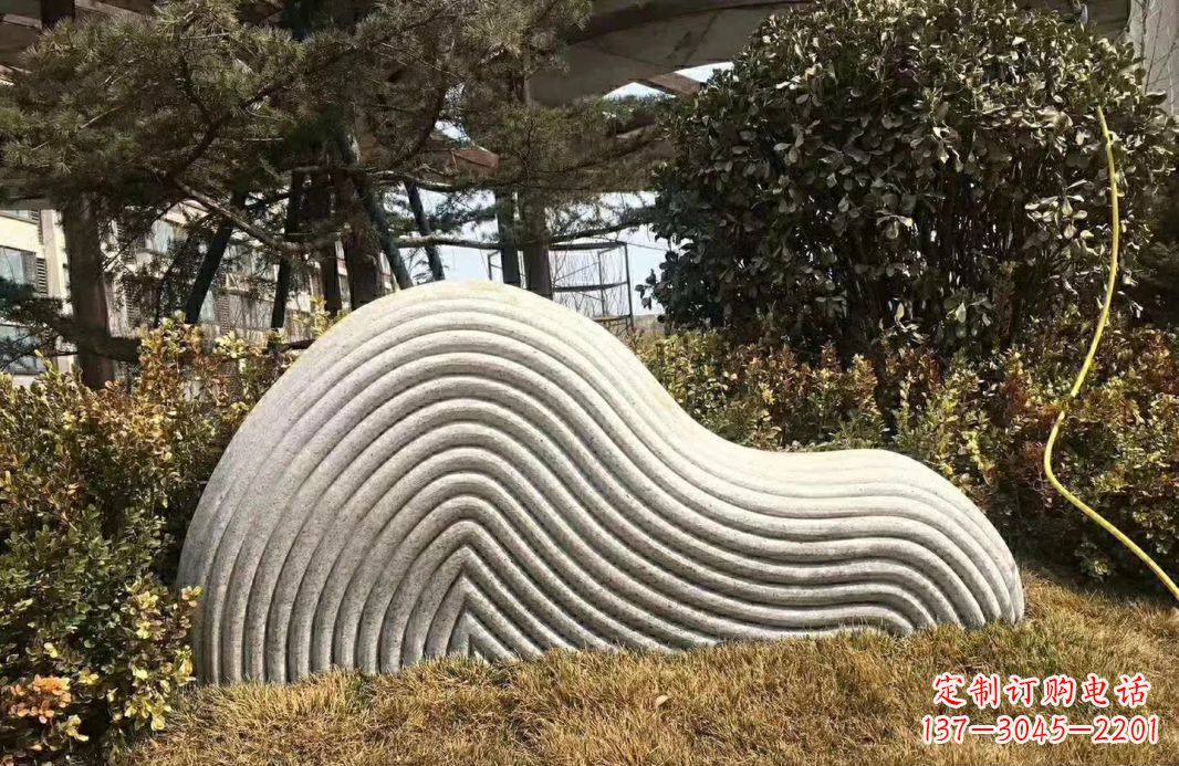信阳高雅大理石纹理假山雕塑