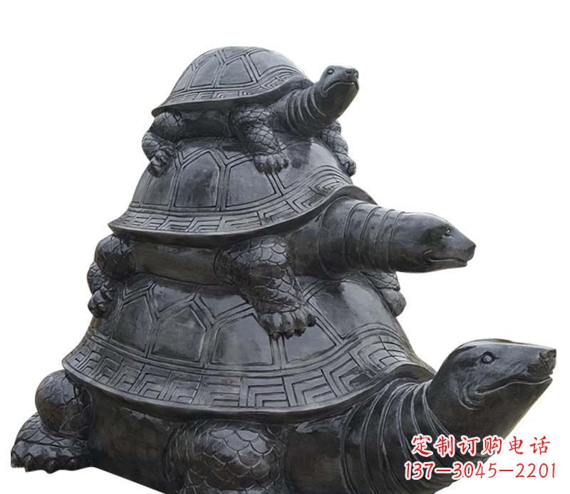信阳高品质大理石乌龟母子石雕