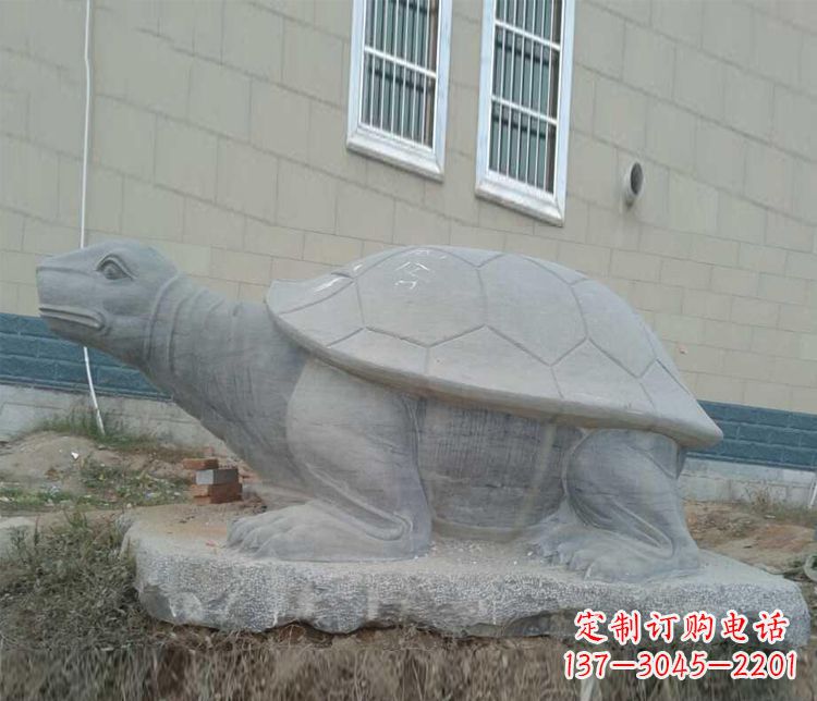 信阳大理石乌龟石雕精美的古典风格装饰