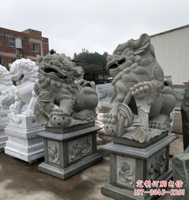信阳大理石南方狮子雕塑