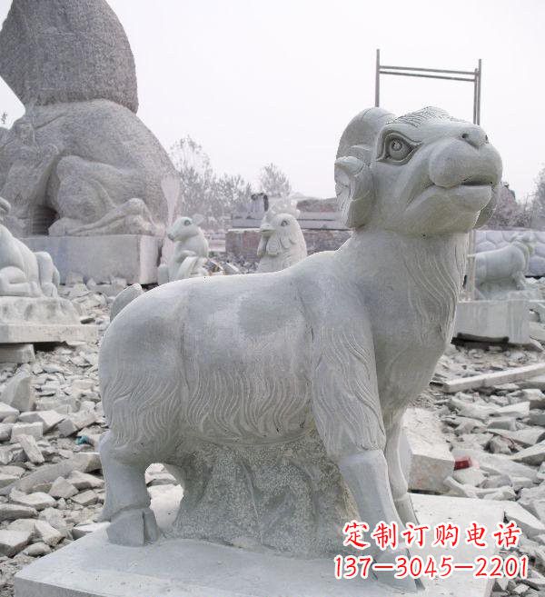 信阳大理石羊雕塑