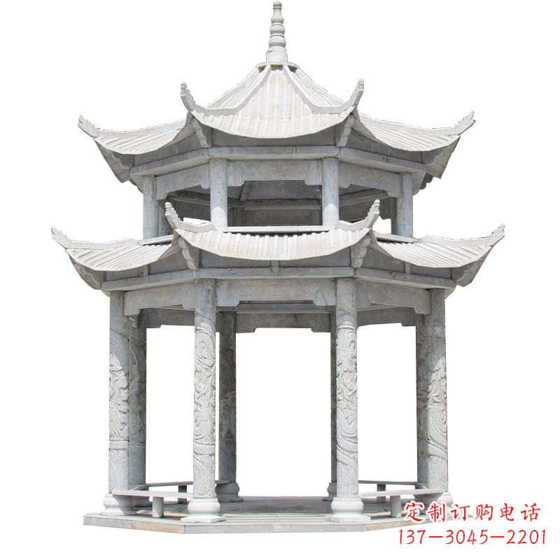 信阳大理石古建凉亭雕塑