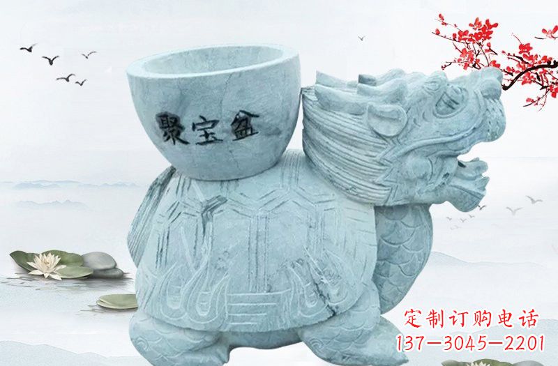 信阳大理石招财龙雕塑