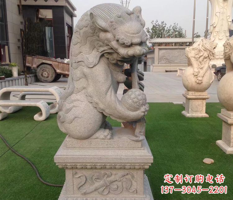 信阳优雅精致的大理石独角兽雕塑