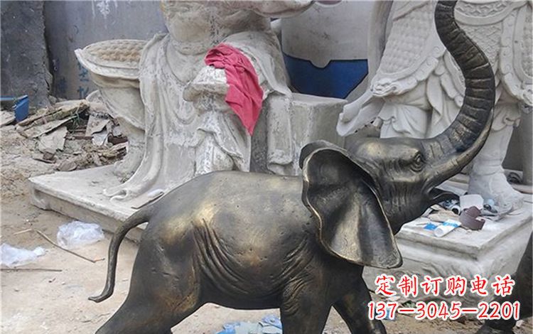 信阳大象动物铜雕112