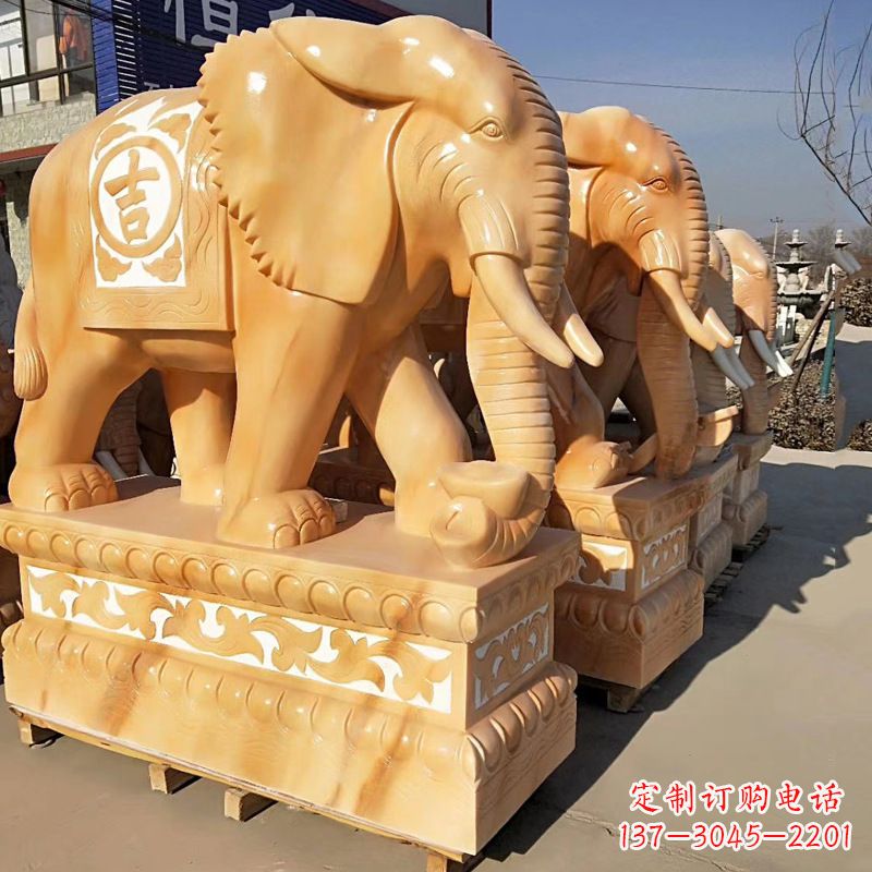 信阳大象石雕风水