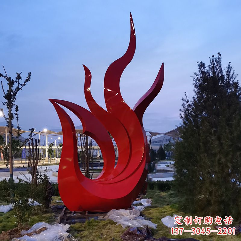 信阳精致工艺大型不锈钢凤凰雕塑