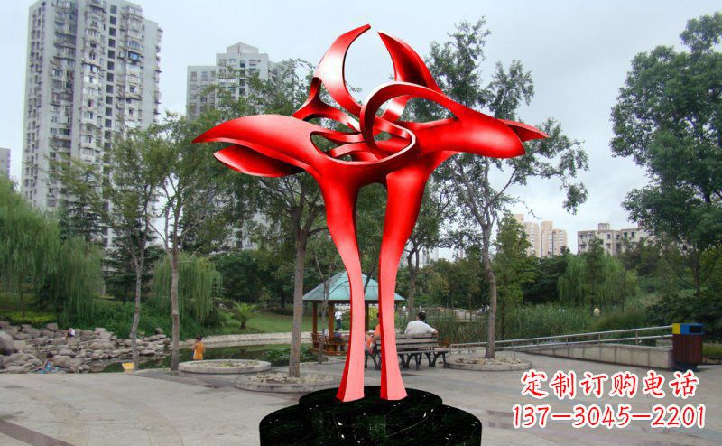 信阳精美的不锈钢仙鹤雕塑