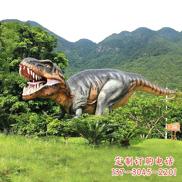 信阳大型仿真恐龙公园雕塑