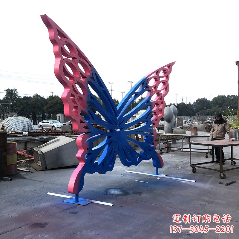 信阳不锈钢蝴蝶雕塑