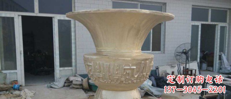 信阳大型花盆铜雕