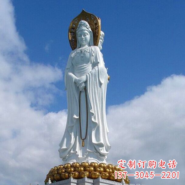 信阳观音石雕大型景观雕塑