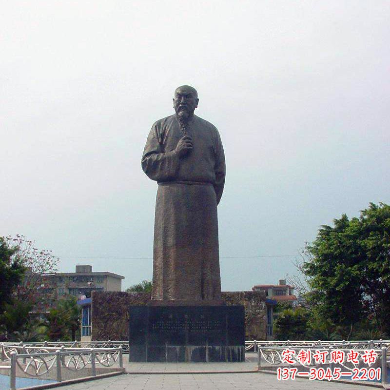 信阳精美林则徐雕塑,传承历史文化