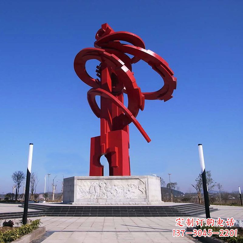 信阳精美龙形不锈钢景观雕塑