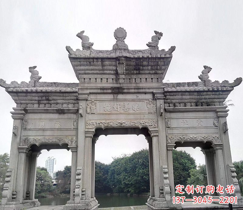信阳大型牌坊石雕