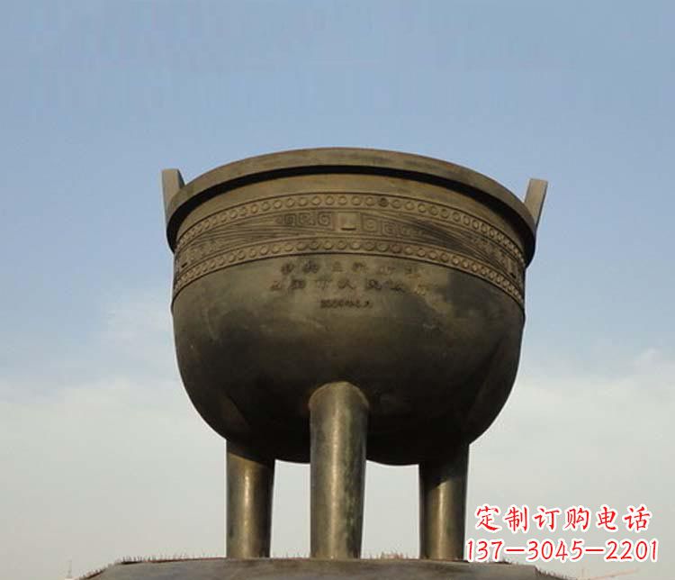 信阳精美铜香炉雕塑