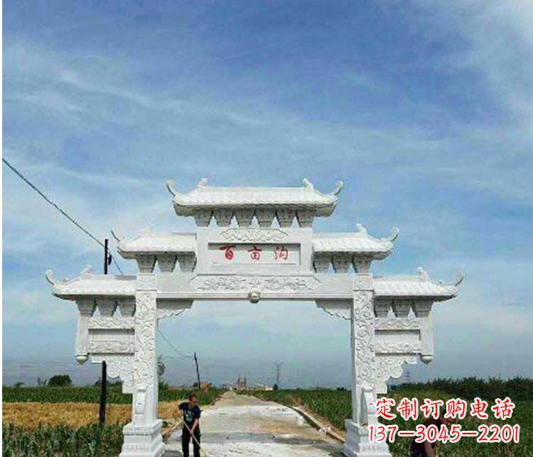 信阳西方风格石牌坊石雕