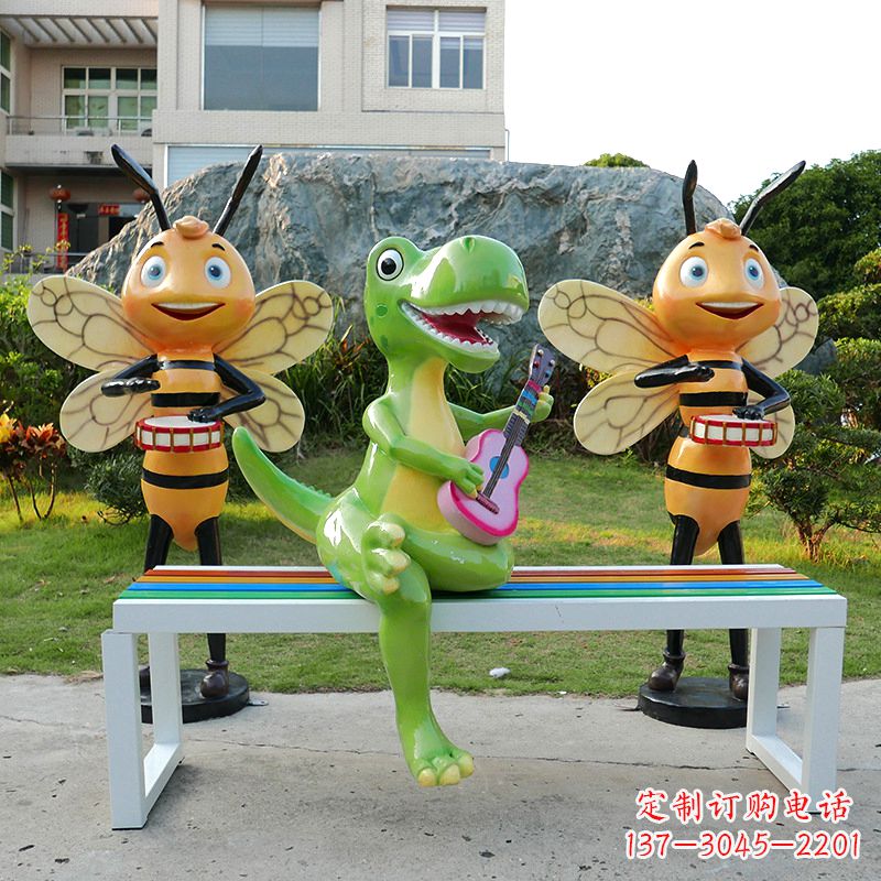 信阳吉他恐龙雕塑