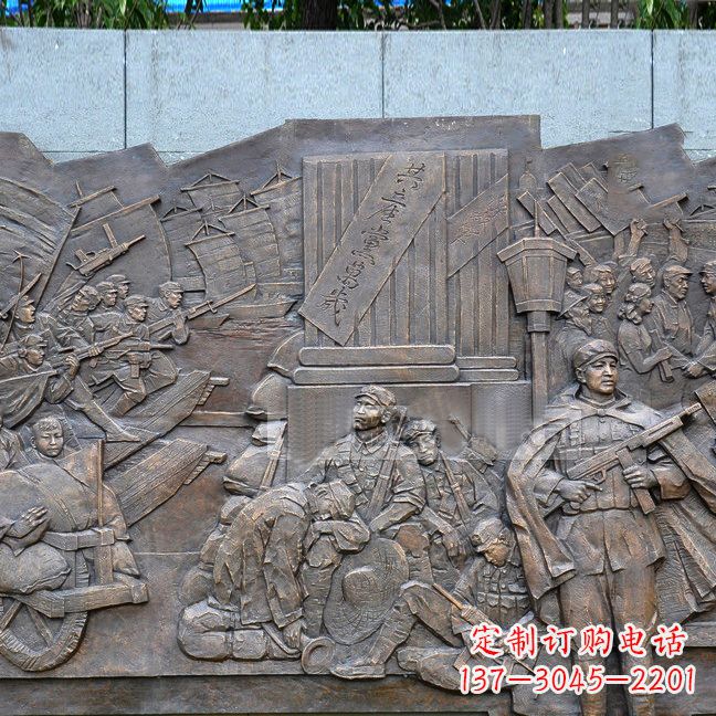 信阳纪念红军革命人物雕塑