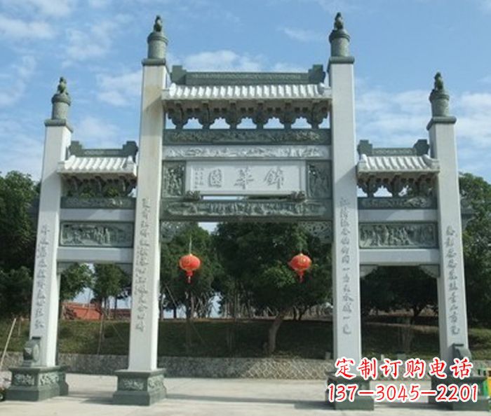信阳牌坊雕塑艺术品定制精品