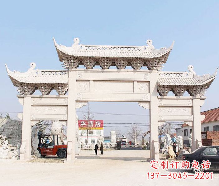 信阳精美牌坊雕塑