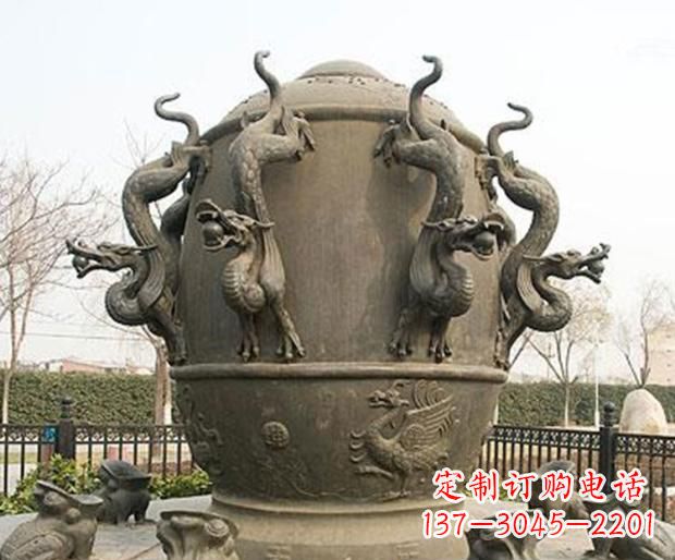 信阳精美地动仪铜雕