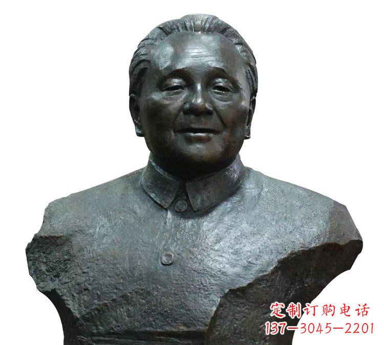 信阳伟大领袖邓小平胸像铜雕