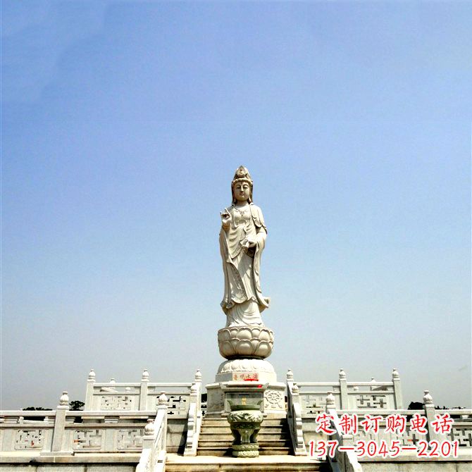 信阳观音大型石雕景观雕塑