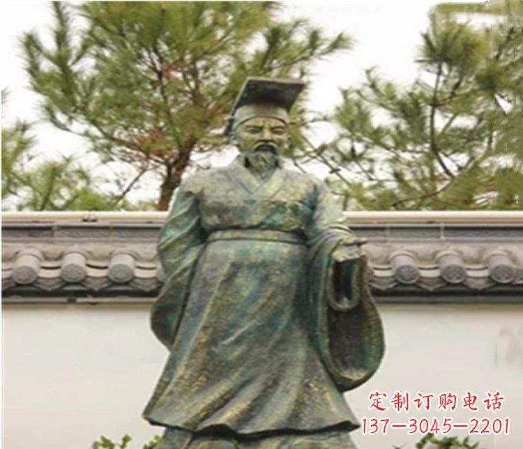 信阳青铜雕刻汉武帝铜雕